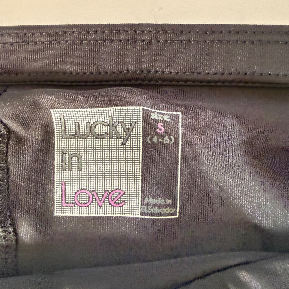 Lucky in Love Womens Metallic Pleated Tennis Skort Black Floral Size S Athletic‎ - Picture 4 of 10